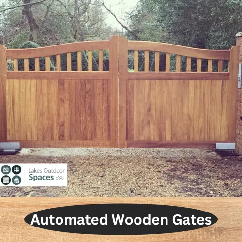 Automated Wooden timber Gates