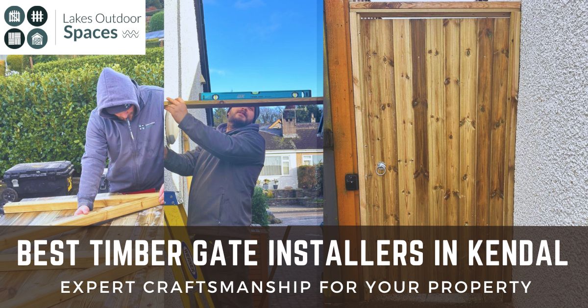 Custom timber gate