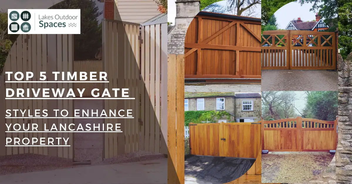 Timber Driveway Gate